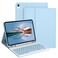 Divufus Keyboard Case for iPad 11th Generation A16 2025 for iPad 10th Generation 2022 Magnetic Detachable Wireless KeyboardSupport 3 System Folio Case with Pencil Holder Light Blue