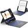 CHESONA Rugged for iPad Pro 13inch M4 2024 Case with Keyboard Magnetic Detachable Case 7Color Backlit Smart Trackpad 15180 Adjustable Stand PortraitLandscape Grey