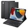 Waiktyne Keyboard Case for iPad A16 2025 11th Generation iPad 10th Gen 109 2022 Case with Keyboard Smart Folio Cover with Pencil Holder Slim Rechargeable Magnetic Bluetooth keyboard Detachable Black