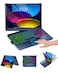 Baisla iPad 10th Generation Case with Keyboard 109 iPad 11th A16 iPad Air 11 M4M3M2 Multi Trackpad 360 Swivel Rainbow Backlit for iPad Air 5th4thiPad Pro 11 4th3rd2nd1st Blue