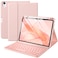 Harvopu Compatible for iPad Air 11 Air 5th 4th Generation Case with Keyboard Backlit Detachable Folio Cover with Pencil Holder for iPad Air 11Inch M4M3M2 202620252024 Air 5 Air 4 Pink