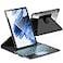 INFILAND for Samsung Galaxy Tab A9 Plus 5g Case with Keyboard High Precision Trackpad 7 Color Backlight 360 Degree Rotating Detachable Wireless Keyboard Case for Tab A9 11 inch 2023 Black