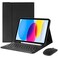 Nsyee Keyboard Case for iPad 10th Generation 109 inch 2022 and iPad 11th Generation A16 11 inch 2025 Detachable Bluetooth Keyboard Case with Wireless Keyboard and Mouse for ipad 10th11th Gen