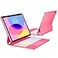 TabletKeyer Magic for iPad A16 11inch 11th Generation202510th Gen 109inch2022 Case with KeyboardWireless Keypad Floating Magnetic Folio CoverRainbow Backlit MultiTouch Trackpad Pink