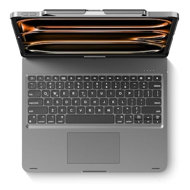 edaiser Swivel Keyboard Case for Apple 2026 iPad Air 13inch M4 M3 M2 iPad Pro 13 inch M4 M5 iPad Pro 129inch 6th3rd Gen 360 Rotatable Cover with Pencil Holder Trackpad Backlit Space Gray