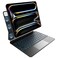 nimin Keyboard Case for iPad Pro 13 inch 2024 M4MultiTouch Trackpad Magnetic Attach 7Color Backlight Auto SleepWake Obsidian Black
