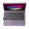 edaiser Swivel Keyboard Case for Apple iPad 11th Gen 2025 A16 iPad 10th Generation 109inch 360 Degree Rotatable Cover and Pencil Holder MultiTouch Trackpad RGB Backlit Metallic Purple