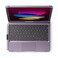 edaiser Swivel Keyboard Case for Apple iPad 11th Gen 2025 A16 iPad 10th Generation 109inch 360 Degree Rotatable Cover and Pencil Holder MultiTouch Trackpad RGB Backlit Metallic Purple