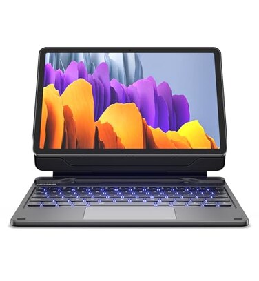 Dexnor Keyboard Case for Samsung Galaxy Tab S10 LiteS10 FES9 FE 5G 109S9 11 Case with Keyboard Magnetic Floating Cantilever Stand MultiTouch Trackpad Wireless Backlit with S Pen Holder Black