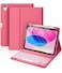 Hamile for iPad 11th 10th Generation Case with Keyboard 7 Colors Backlit Wireless Detachable Folio Keyboard Cover with Pencil Holder for iPad 11inch A16 2025 10th Gen 109 Inch 2022 Pink