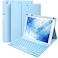 Hamile for iPad 9th8th7th Generation Case with Keyboard 102 Inch 7 Colors Backlit Wireless Detachable Folio Keyboard Cover with Pencil Holder for iPad Pro 105 iPad Air 3rd Gen Sky Blue