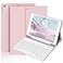 BQDIYOO Case with Keyboard Available in Multiple Styles and Colors Keyboard Case for iPad 9th8th7th Generation202120202019 102 inch iPad 987 Cover with Pencil HolderAuto Wake SleepPink
