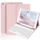BQDIYOO Case with Keyboard Available in Multiple Styles and Colors Keyboard Case for iPad 9th8th7th Generation202120202019 102 inch iPad 987 Cover with Pencil HolderAuto Wake SleepPink