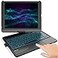 KBCASE Touchpad Keyboard Case for iPad 9th8th7th 102 inch Backlit Trackpad Keyboard 360Rotatable Case with Pencil Holder for iPad 9th8th7th Gen Black