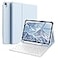 KVTVOU Keyboard Case for iPad A16 11th10th Generation 11109 Inch 20252022 with Pencil Holder Magnetic Detachable Wireless Bluetooth Keyboard Folio Keyboard Cover Thin Light Blue