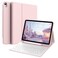 KVTVOU Keyboard Case for iPad A16 11th10th Generation 11109 Inch 20252022 with Pencil Holder Magnetic Detachable Wireless Bluetooth Keyboard Folio Keyboard Cover Thin Light Pink