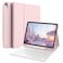 KVTVOU Keyboard Case for iPad A16 11th10th Generation 11109 Inch 20252022 with Pencil Holder Magnetic Detachable Wireless Bluetooth Keyboard Folio Keyboard Cover Thin Light Pink