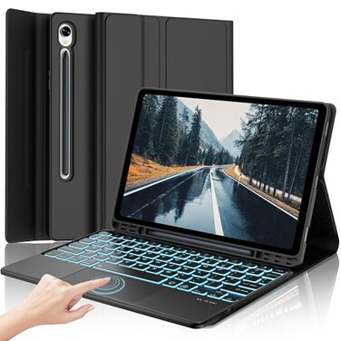 OYOSUOGG Keyboard Case for Samsung Galaxy Tab S10 Lite S10 FE S9 FE 5G 109 InchS9 11 Inch Magnetic Detachable Wireless Tablet Keyboard MultiTouch Trackpad Precise Cutouts Folio Cover with S Pen Holder