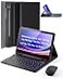 TUNKARMOR Case Keyboard for Samsung Galaxy Tab S10 Plus S9 FE Plus S9 Plus S8 Plus S7 FE S7 Plus 124inch Mouse and Magnetic Keyboard Slim Case with S Pen Holder