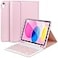 AHYWTAN for iPad 1110th Generation Case with KeyboardDetachable Bluetooth Keyboard case for iPad A16 2025 11 inch10th Gen 2022 109 with Pencil Holder Square KeycapsPink