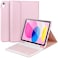 AHYWTAN for iPad 1110th Generation Case with KeyboardDetachable Bluetooth Keyboard case for iPad A16 2025 11 inch10th Gen 2022 109 with Pencil Holder Square KeycapsPink
