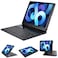 LENRICH iPad pro 129 case with Keyboard 2017 2nd 2015 1st Generation 360 Rotatable Wireless Folio 180 Swivel Stand Hard Cover Auto Sleep Wake up