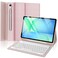 OYOSUOGG Keyboard Case for Samsung Galaxy Tab S10 FE Plus 131 Inch 2025 Magnetic Detachable Wireless Bluetooth Keyboard Slim Protective Folio Cover with S Pen Holder for Samsung Tab S10 FE Plus Pink