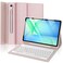 OYOSUOGG Keyboard Case for Samsung Galaxy Tab S10 FE Plus 131 Inch 2025 Magnetic Detachable Wireless Bluetooth Keyboard Slim Protective Folio Cover with S Pen Holder for Samsung Tab S10 FE Plus Pink