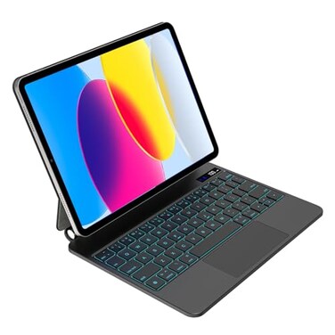 Emoonland iPad 11th202510th Generation Case with Keyboard A16 iPad Magic Keyboard Magnetic Case with MultiTouch Trackpad Backlit Floating Cantilever Stand