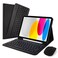 SOPPY Bluetooth Keyboard Case with Mouse for iPad 11th Gen A16 11inch 2025 10th Generation 109 inch 2022 Detachable Protective Cover with Builtin Pen Holder USBC Rechargeable Black