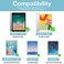 ProCase 360 Rotation 7Color Backlit Keyboard Case for iPad 97 inch Old Model iPad 6th Gen2018 iPad 5th Gen2017 iPad Pro 972016 iPad Air 22014 iPad Air 12013 Keyboard Cover Black