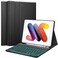 FINTIE Backlit Keyboard Case for iPad 9th 8th 7th Generation 202120202019 102 Inch Soft TPU Back Cover with 7 Colors Backlight Magnetically Detachable Bluetooth Keyboard Black