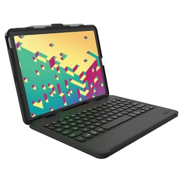ZAGG Rugged Book Detachable Case and MagneticHinged Keyboard for iPad Air 11 M5 M4 M3 M2 iPad 109 air 4th gen 11 1st 2nd Gen Bluetooth Pairing Backlit Keyboard Black