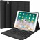 QYiiD Keyboard Case for iPad Pro 129 2015 2017 2nd 1st Generation Slim Lightweight Cloth Texture Case with Detachable Wireless Keyboard for iPad Pro 129 Inch Black