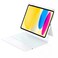 ZENLU iPad 10th 11th A16 2025 Generation Case with Keyboard Detachable Rugged Protective Case with 7Color Backlit Keyboard MultiTouch Trackpad Pencil Holder Vertical Kickstand White