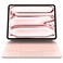 CHESONA Magic Keyboard Case for iPad Pro 13 inch M5 2025M4 2024 7 Color Backlit with Battery Digital Display MultiTouch Trackpad EasySet Magnetic Stand Pink