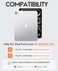 CHESONA Magic Keyboard Case for iPad Pro 13 inch M5 2025M4 2024 7 Color Backlit with Battery Digital Display MultiTouch Trackpad EasySet Magnetic Stand Pink