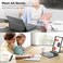 JUQITECH Trackpad Keyboard Case for SamsungGalaxyTab A8 105 2022 SMX200X205X207 Smart Tablet Protector Case Soft Cover Kickstand with Magnetic Detachable Wireless Backlit Touchpad Keyboard