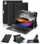 NOKBABO for iPad 11th 10th Generation Case with Keyboard Magnetic Wireless Detachable Folio case with Pencil Holder Keyboard for iPad 11thA162025 ipad 10th Generation2022 Black