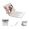 EIP Magnetix Keyboard Case for Google Pixel Tablet 11 inch 2023 Adjustable Viewing Angle Detachable Easy Carry Protective Cover Compatible with Speaker Dock 7 Backlight Color White US Layout