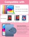 MePadKey Touchpad Keyboard Case for iPad A16 11th 10th Generation 360 Rotation Cover with Pencil Holder Wireless Backlit Detachable Keypad for iPad 11 inch 202510 Gen 109 2022 Watermelon Red