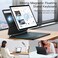 JUQITECH Magic Keyboard Case for Samsung Galaxy Tab S10S9S9 FES8S7S7 FE 124 inch Floating Cantilever Magnetic Stand Backlit Wireless Trackpad Keyboard S Pen Holder Battery LED Display