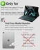 TUNKARMOR for iPad A16 11th 10th Generation Case with Backlit Keyboard 7 Color Change for iPad 10th Gen 2022 11th Gen 2025 A16 10911 inch Cover Builtin Pencil Holder with Mouse Black