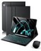 TUNKARMOR for iPad A16 11th 10th Generation Case with Backlit Keyboard 7 Color Change for iPad 10th Gen 2022 11th Gen 2025 A16 10911 inch Cover Builtin Pencil Holder with Mouse Black