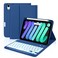 Cousper for iPad Mini 7 Keyboard Case A17 Pro 2024iPad Mini 6 Generation Case with Keyboard 2021 83 Inch Pencil Holder 7 Color Backlit Detachable Keyboard Cover for iPad Mini 7th6th GenNavy Blue