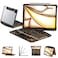 Tiaota Transparent Case with Keyboard iPad Air 11 Inch M4M3M2 202620252024 iPad Air 5th4th Generation 109 iPad Pro 11 1st2nd3rd4th Trackpad Pencil Holder 7Color Backlit Rotatable black