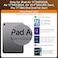 Tiaota Transparent Case with Keyboard iPad Air 11 Inch M4M3M2 202620252024 iPad Air 5th4th Generation 109 iPad Pro 11 1st2nd3rd4th Trackpad Pencil Holder 7Color Backlit Rotatable black