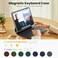 MBODMI Keyboard Case for iPad 11th A162025 10th Generation 2022 Magnetic Case for iPad 109 inch 10th 11 inch 11th Gen Magic Keyboard Backlits Floating Cantilever Stand Black