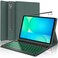 SUYOOULIN Keyboard Case for Samsung Galaxy Tab S10 FE Plus 131 Smart S10fe Keyboard Case with SPen Holder Green