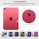 BFGTSJF Keyboard Case for iPad A16 11th Generation 11 Inch 2025 iPad 10th Gen 109 Inch 2022 Slim Thin Light Wireless Detachable Proof Folio Keyboard Cover with Pencil Holder Pink